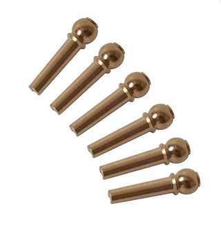 6 Pins puente Guitarra acústica Latón herramienta