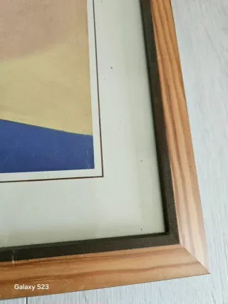 Cuadro firmado Caravana en desierto Tilly Willis