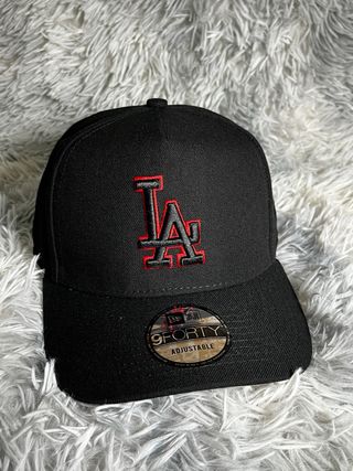 Gorra New Era 9Forty LA Dodgers Negra Roja