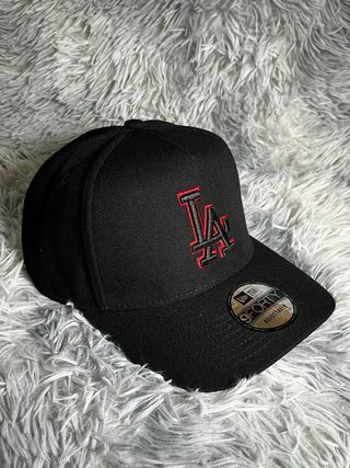 Gorra New Era 9Forty LA Dodgers Negra Roja