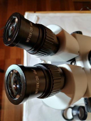 Microscopio estereoscópico de hasta 90 aumentos