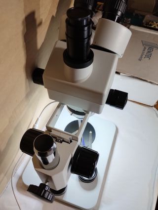 Microscopio estereoscópico de hasta 90 aumentos