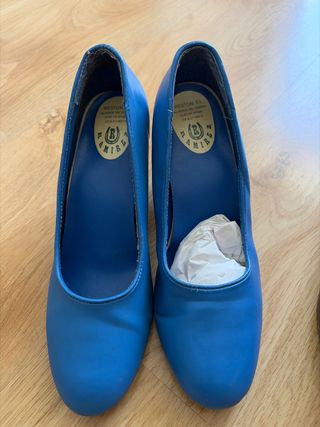 Zapatos de tacón azules RAMIREZ