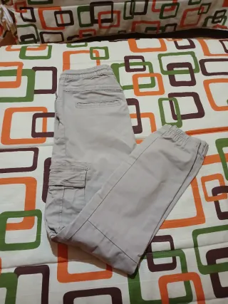 Pantalón jogger caballero beige