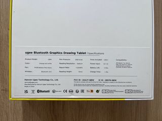 Tableta Gráfica Ugee Q8W Bluetooth