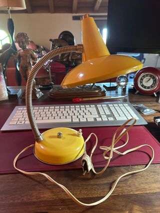 Flexo Lámpara Vintage Amarilla
