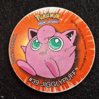 Lote 5 Tazos Pokémon Raticate Vileplume Jigglypuff