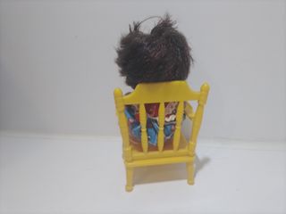 Muñeca Barriguitas Negra Antigua con Trona