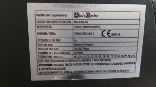 Plancha Barbacoa Gas 3 Fuegos