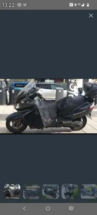 Suzuki Burgman 650 Executive Negra