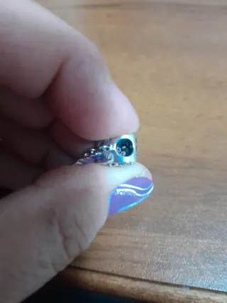 Charm Cuore con Piume