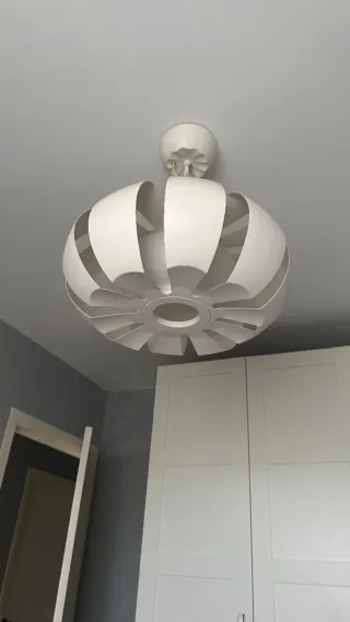 Lámpara colgante IKEA STOCKHOLM blanca