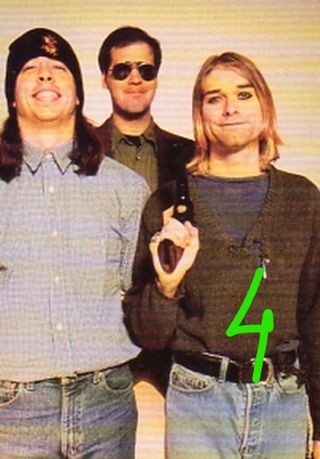 Cartolina Kurt Cobain Nirvana Vintage 10x15