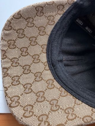 Gorra Gucci Beige y Marrón Talla Única