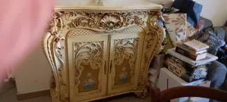 Specchio Veneziano Oro e Beige