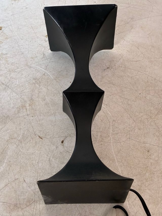 Lámpara Mesa Vintage Metal Negra