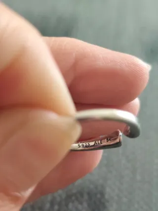 Conjunto de anillos Pandora Corazones