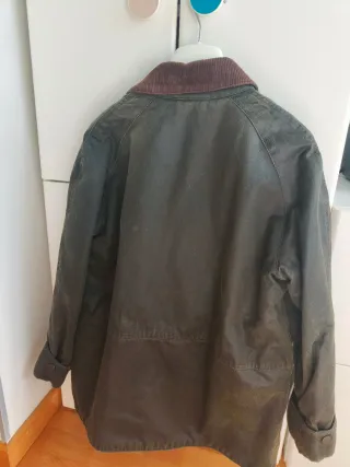 Chaqueta encerada Pull&Bear verde