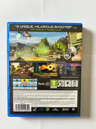 Plants Vs Zombies Garden Warfare PS4