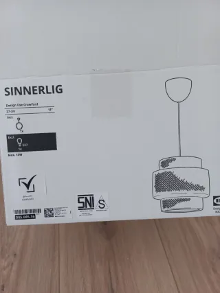 Lámpara de bambú Ikea
