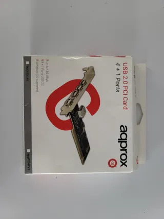 Placa PCI USB 2.0 4+1 Portas