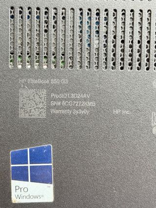 HP EliteBook 850 G3 i5 / 8GB / 256GB