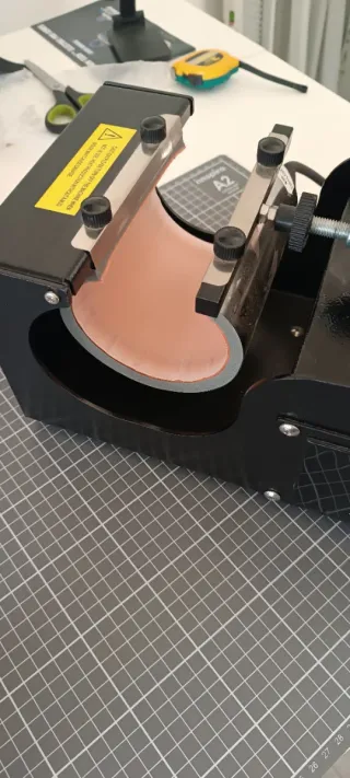 Plancha para sublimar tazas