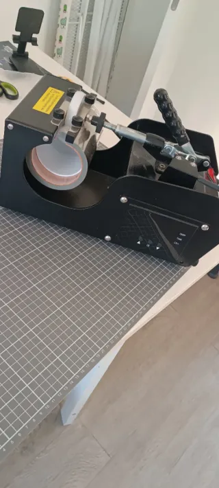 Plancha para sublimar tazas