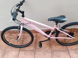 Bicicleta Montaña Juvenil Rosa