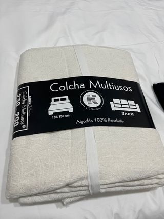 Colcha Multiusos Beige 135/150 cm
