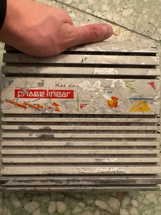 Etapa de Potencia 100W Phase Linear Plata