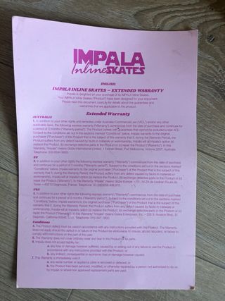 Patines Impala Azules con Ruedas Rosas