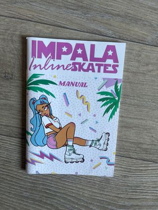 Patines Impala Azules con Ruedas Rosas