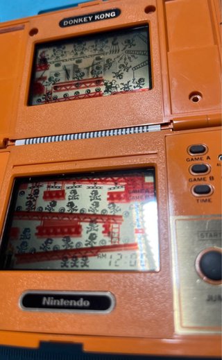 Donkey kong nintendo game and watch