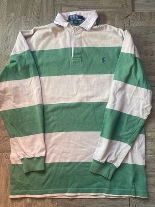 Polo Ralph Lauren Talla S Gris y Verde Talla S