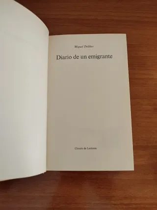 Libro Miguel delibes