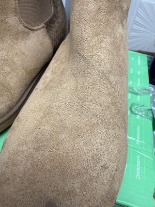 Botas Beige Piel Serpiente Talla 40