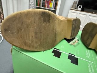 Botas Beige Piel Serpiente Talla 40