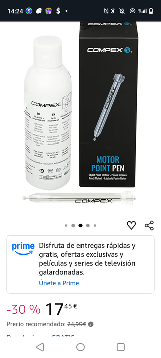 Lápiz Motor Compex y Gel