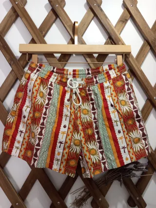 Bañador Zara Estampado Multicolor.