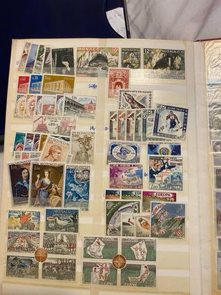 Album francobolli Monaco Croce Rossa 1948-1973
