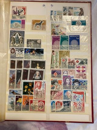 Album francobolli Monaco Croce Rossa 1948-1973