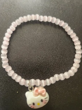 Pulsera Hello Kitty con Charm Rosa
