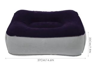 Juego 2 Reposapiés Inflables Gris