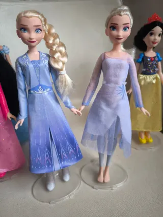 Lote 5 Muñecas Princesas Disney