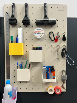 Organizador parede - Quadro perfurado organização