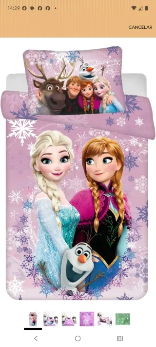 Ropa de cama infantil Frozen