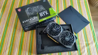 Tarjeta Gráfica MSI RTX 3060 12GB.