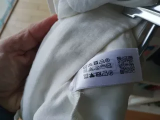 Falda pantalón Zara blanca beige