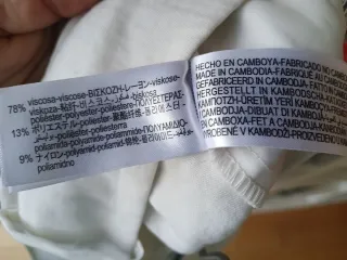 Falda pantalón Zara blanca beige